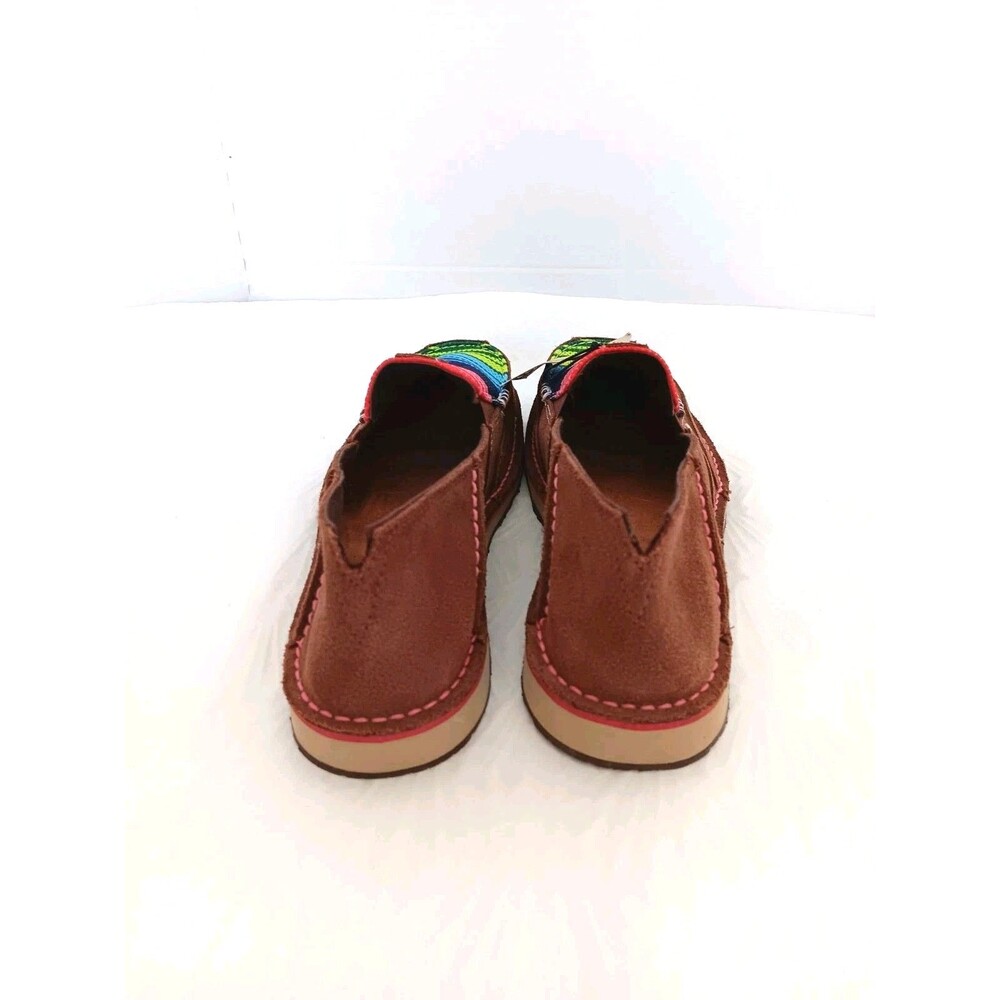 Ariat Women's Cruiser Rainbow Southwest Stripe Brown Suede Loafers Sz 10B NWT - Picture 4 of 9